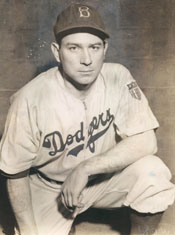 Dodgers C Mickey Owen